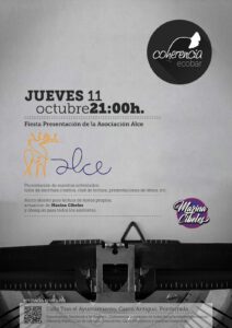 Cartel presentación ALCE